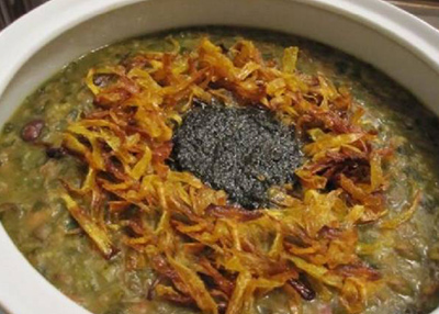 دستور پخت آش سبزی شیرازی کاملا سنتی ویژه ماه رمضان